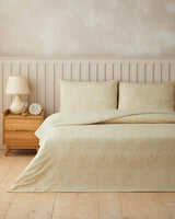 Professional Quality Bohemian Double Duvet Set Easy Iron Mustard