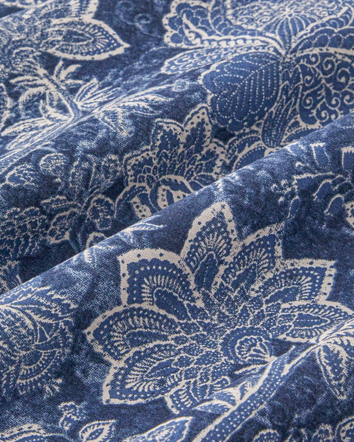 Professional Grade Cotton Single Bedding Set Navy Blue