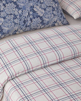 Professional Grade Cotton Single Bedding Set Navy Blue