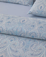 Premium Boho Chic Cotton Duvet Cover Set Blue