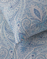 Premium Boho Chic Cotton Duvet Cover Set Blue