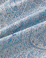 Premium Boho Chic Cotton Duvet Cover Set Blue