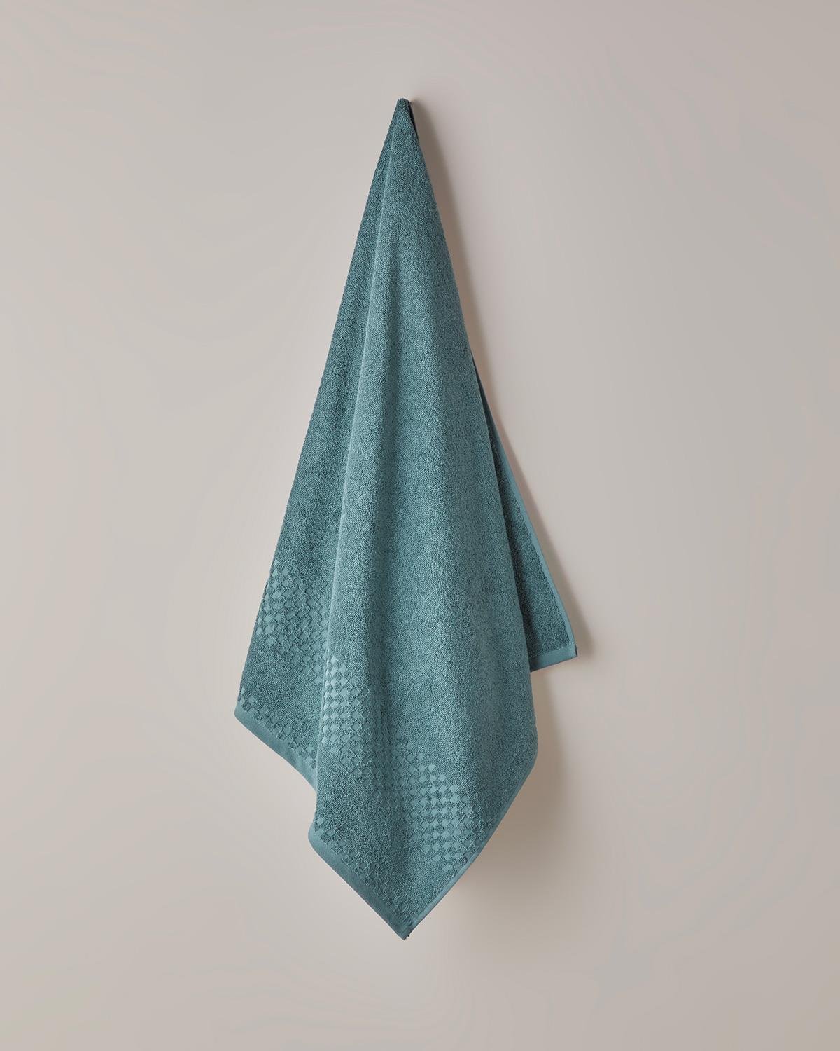 Premium Cotton Border Check Bath Towel