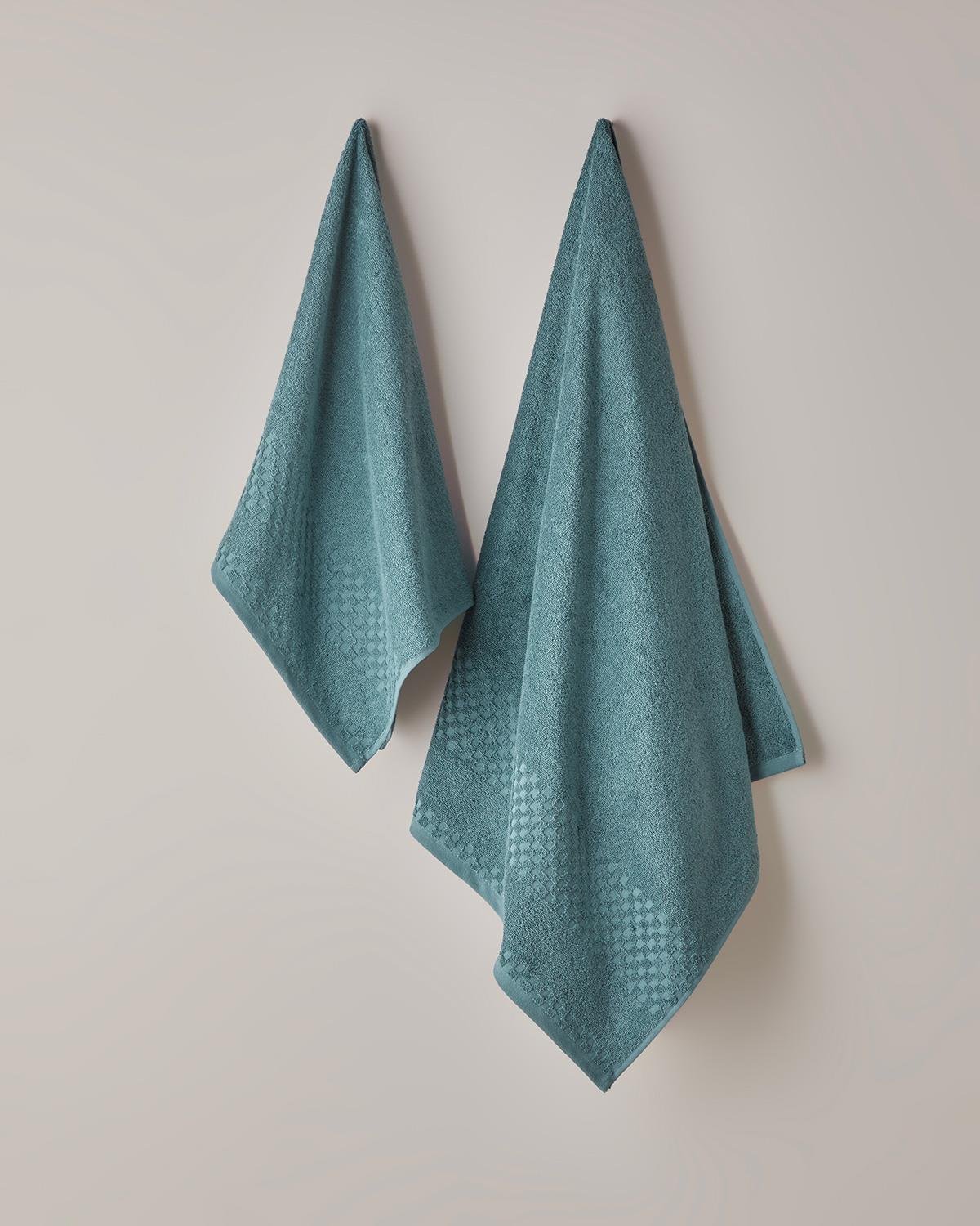 Premium Border Check Cotton Hand Towel Bulk Supply