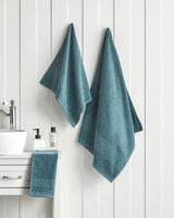 Premium Border Check Cotton Hand Towel Bulk Supply