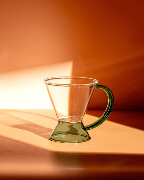 Borosilicate Glass Coffee Cup - Heat - Resistant & Modern Style - TryAladdin