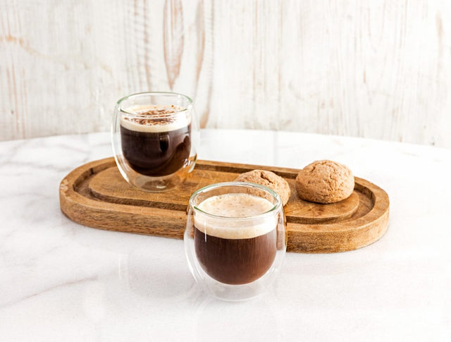 Borosilicate Glass Double - Walled Cups - Modern Insulated Design - TryAladdin