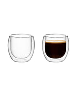 Borosilicate Glass Double - Walled Cups - Modern Insulated Design - TryAladdin