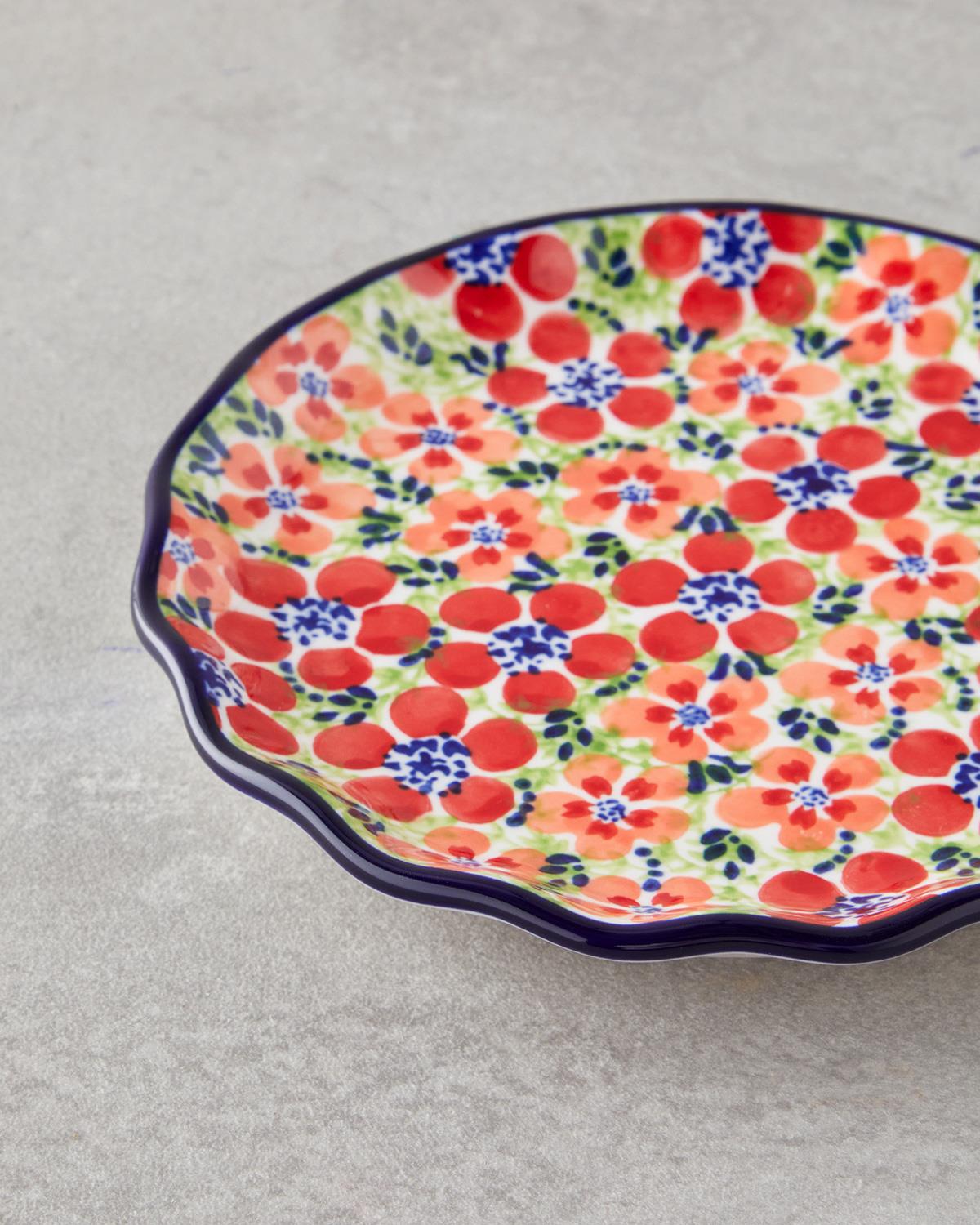 Botanic Colorful Stoneware Pasta Plate Professional Dinnerware