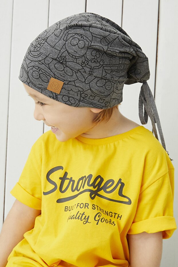Boy's 4 - Season character Beanie & Buff - Soft cotton - TryAladdin