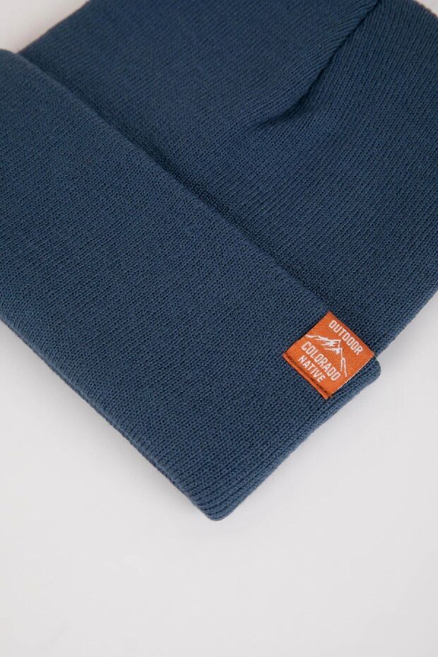 Boys' Knit Beanie - Stylish & Warm with Woven Label - TryAladdin