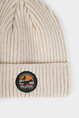 Boys Knitted Beanie - 'Easily Distracted By Tyrannosaurus' Patch - TryAladdin