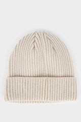 Boys Knitted Beanie - 'Easily Distracted By Tyrannosaurus' Patch - TryAladdin