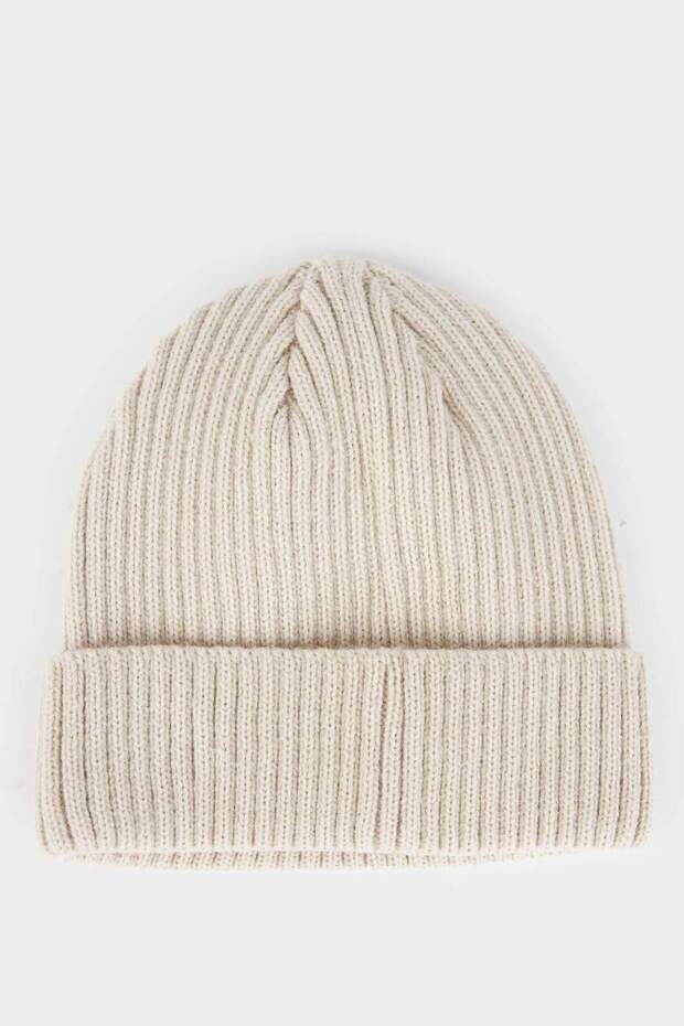 Boys Knitted Beanie - 'Easily Distracted By Tyrannosaurus' Patch - TryAladdin