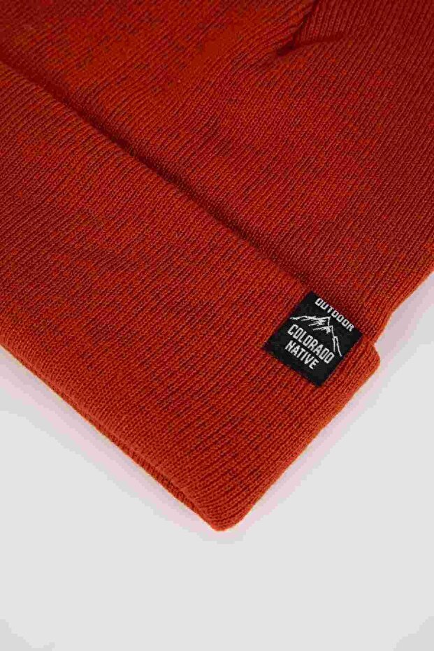 Boy's Knitted Beanie - Warm & Stylish with Woven Label - TryAladdin
