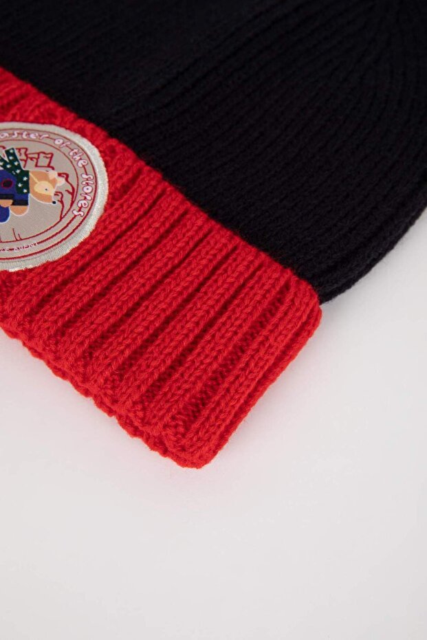 Boys Knitted Beanie - Warm with Woven Label - TryAladdin
