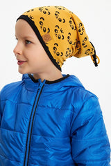Boy's Panda Patterned Soft Cotton Beanie & Neck Warmer Set - TryAladdin