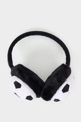 Boys' Plush Earmuffs - Warm Soccer Ball Design - TryAladdin
