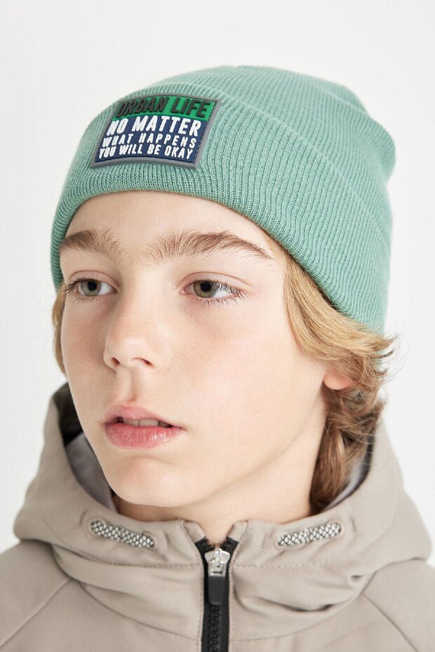 Boys 'Urban Life' Beanie - Stylish & Warm Headwear - TryAladdin