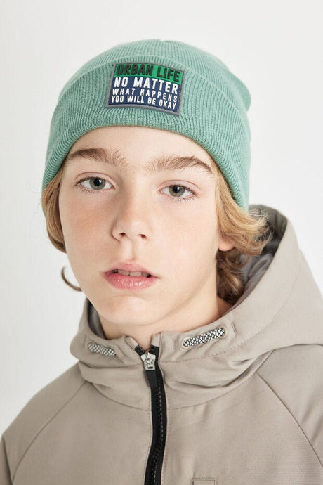 Boy's 'Urban Life' Beanie - Stylish & Warm Headwear - TryAladdin