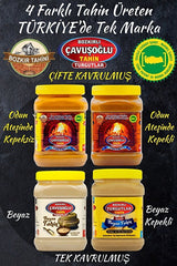 Bozkirli Cavusoglu Premium Lightly Roasted White Tahini Paste - 930g - TryAladdin