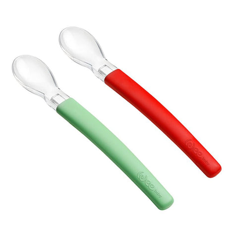 BPA - Free Silicone Baby Spoons - Safe & Developmental Feeding 6+ Months - TryAladdin