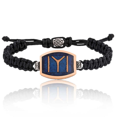 Men's Kayi Boyu Macrame Bracelet - Rose Gold-Tone & Silver Accents