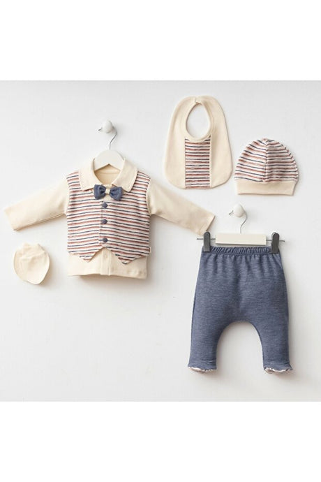 Brand Premium Newborn Boy Hospital Exit Apparel Set - 5 - Piece - TryAladdin