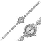 Women's Watch - Sparkling Zirconia Silver-Tone Bracelet Style