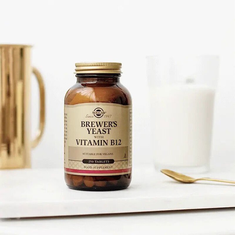 Brewers Yeast & Vitamin B12 - Daily Nutritional Support Tablets - TryAladdin