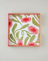 Premium Colorful Petal Design Serving Tray 35x35cm
