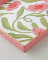 Premium Colorful Petal Design Serving Tray 35x35cm