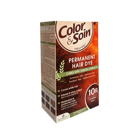 Bright Red Permanent Hair Color Dye - Radiant 10R Shade - TryAladdin