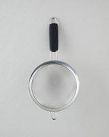 Professional Grade Stainless Steel Fine Mesh Strainer 18cm Black