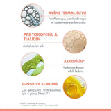 Broad Spectrum SPF 50+ Anti - Aging Sunscreen with Thermal Water & Vitamin C - TryAladdin