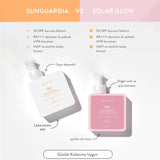 Broad Spectrum SPF 50+ Sunscreen Cream - Hydrating & Brightening with Niacinamide & Hyaluronic Acid - TryAladdin