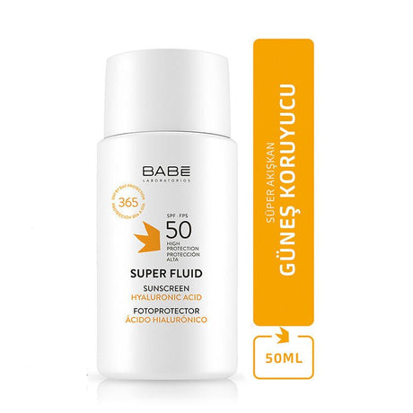 Broad Spectrum SPF 50+ Sunscreen - Hydrating Super Fluid with Hyaluronic Acid - TryAladdin