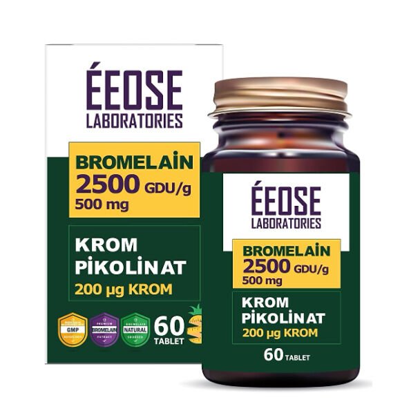 Bromelain & Chromium Picolinate - Advanced Daily Support Tablets - TryAladdin