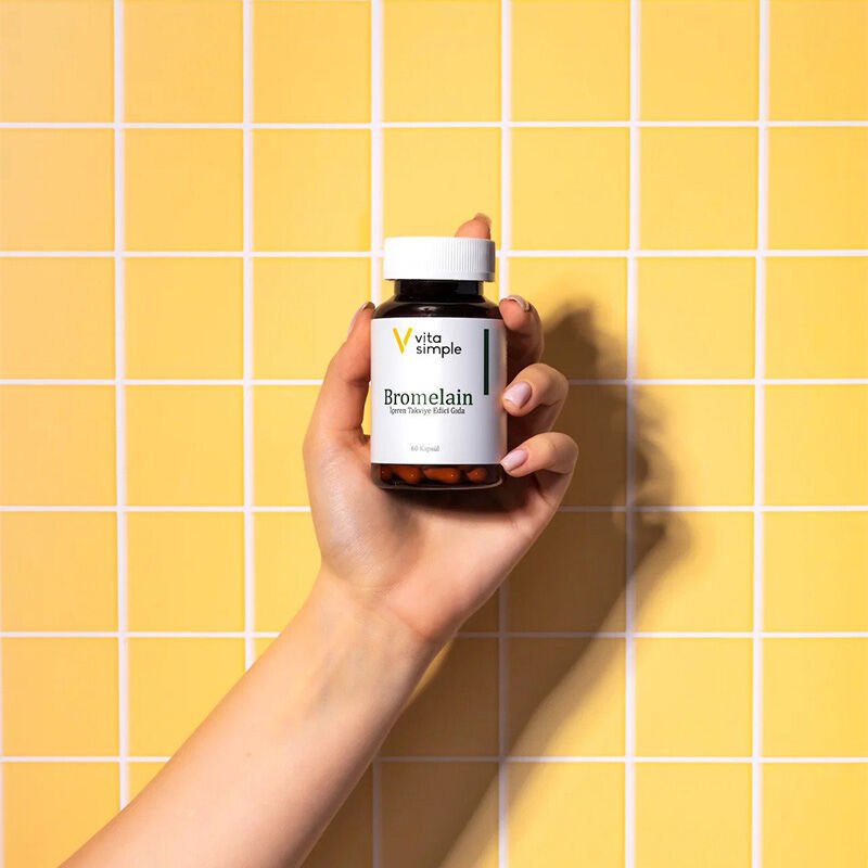 Bromelain - Daily Food Supplement Capsules - TryAladdin