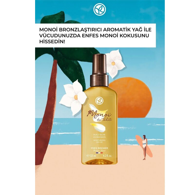 Bronzing Aromatic Dry Oil - Nourishing Skin & Hair Enhancer with Tiare Flower - TryAladdin