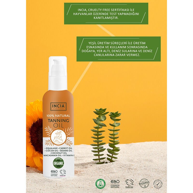 Bronzing Natural Oil - Healthy Tan & Skin Protection with Botanical Oils - TryAladdin