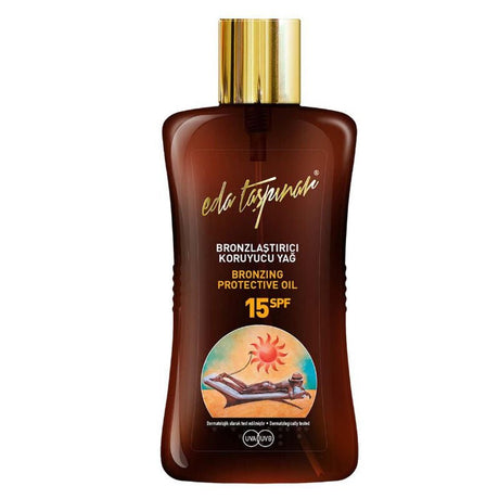 Bronzing Protective Oil - Broad - Spectrum UVA/UVB Protection SPF 15 - TryAladdin