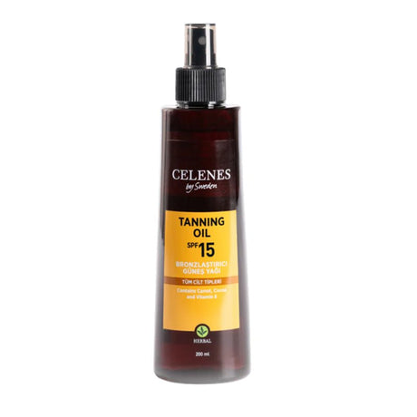 Bronzing Sun Oil - Fast & Even Tan with SPF 15 & Herbal Extracts - TryAladdin