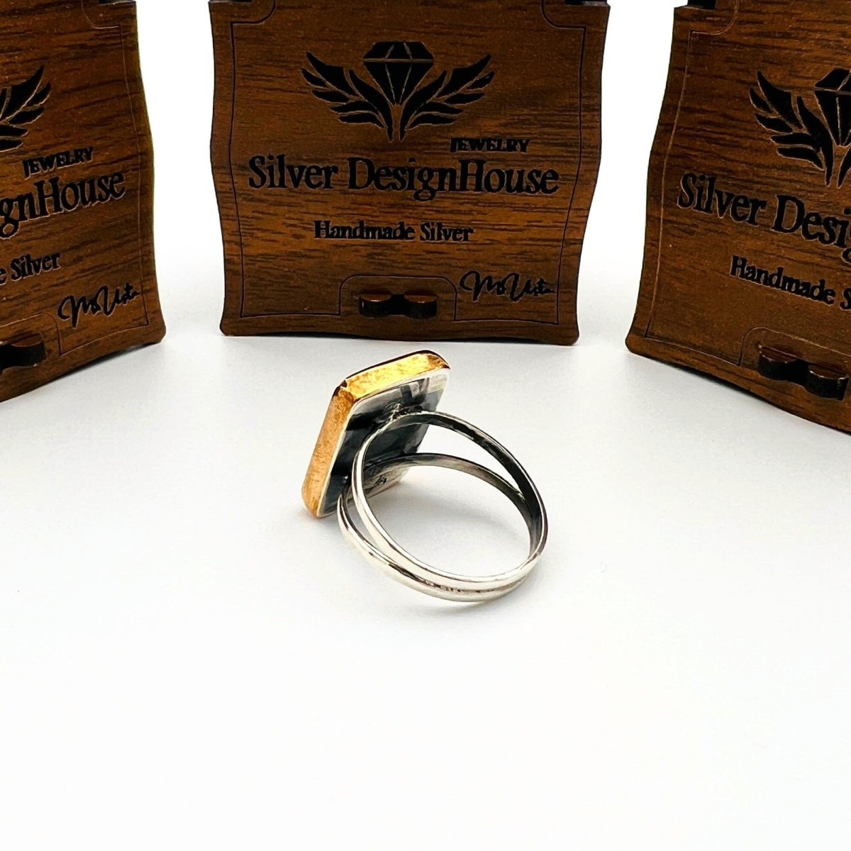 Brown Tiger's Eye Stone Women's Ring