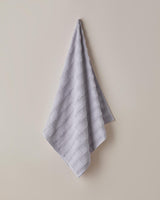 Professional-Grade Plush Cotton Bath Towel - Lilac Bubble Weave - 70x140cm