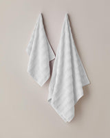 Premium Bubble Textured 100 Cotton Large Bath Towel Ecru