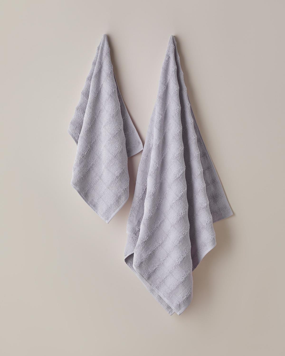 Professional Turkish Cotton Face Towel Plush Lilac