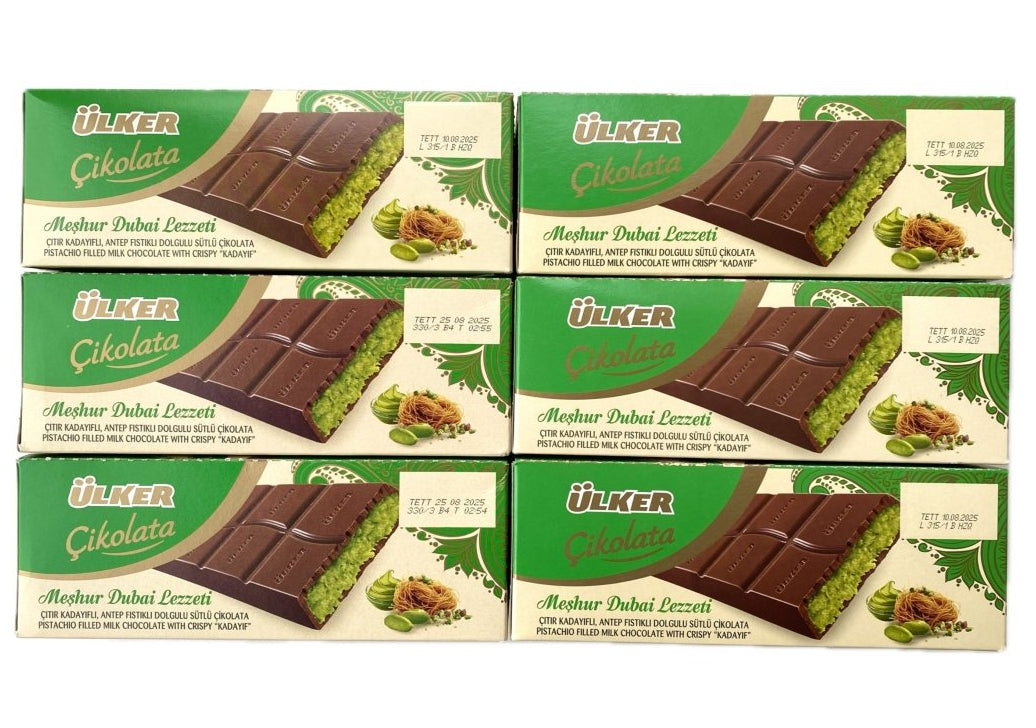 Ulker Dubai Chocolate: Pistachio & Crispy Kadaif Bar | Aladdin