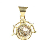 Yellow-Plated Sterling Silver Alexander Medallion Pendant - Historical Design