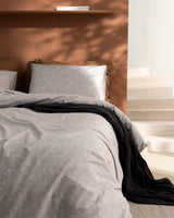 100% Cotton King Size Duvet Cover Set - Ranforce Printed Design